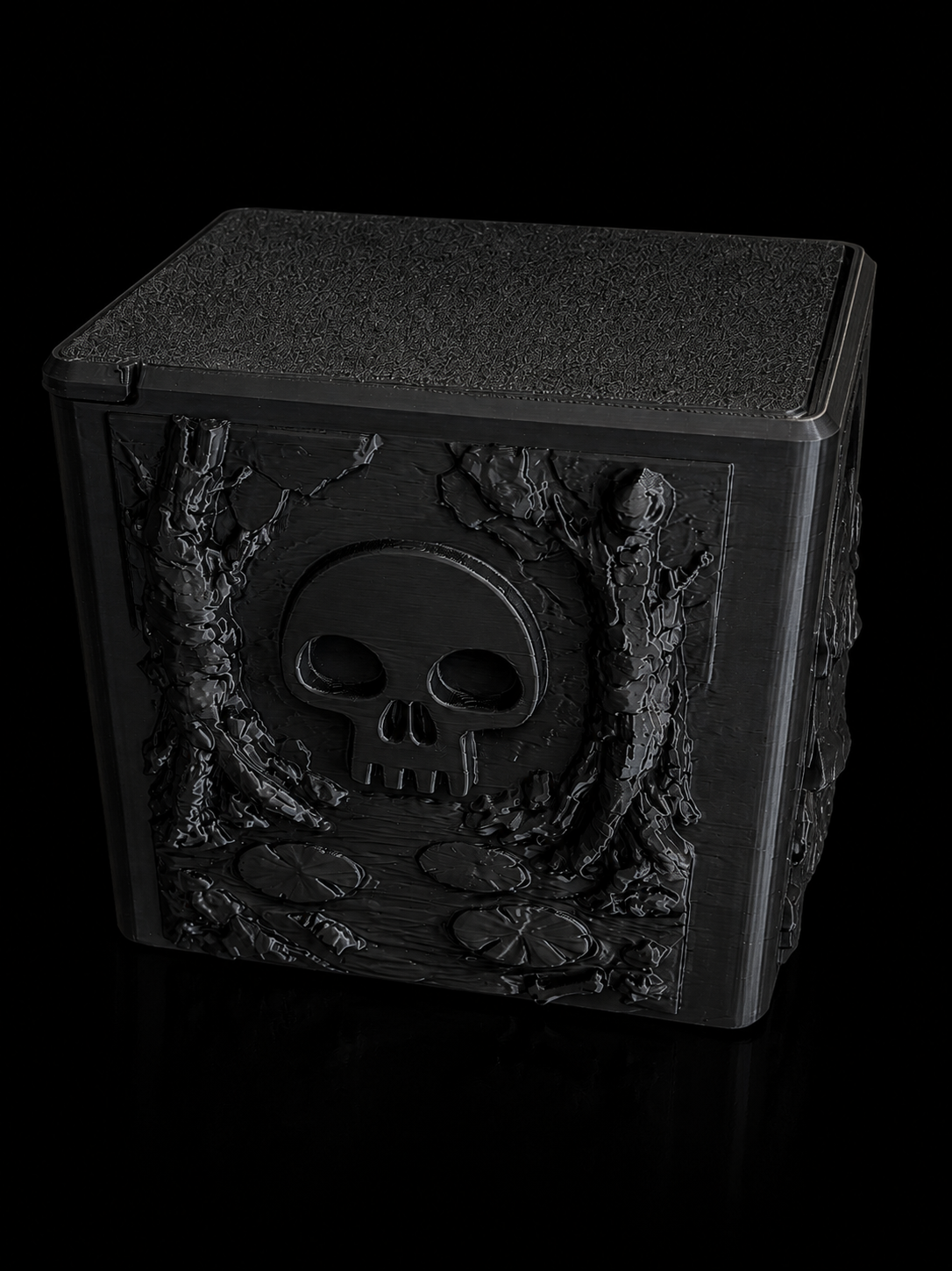 Lock Box con acabado tallado en relieve